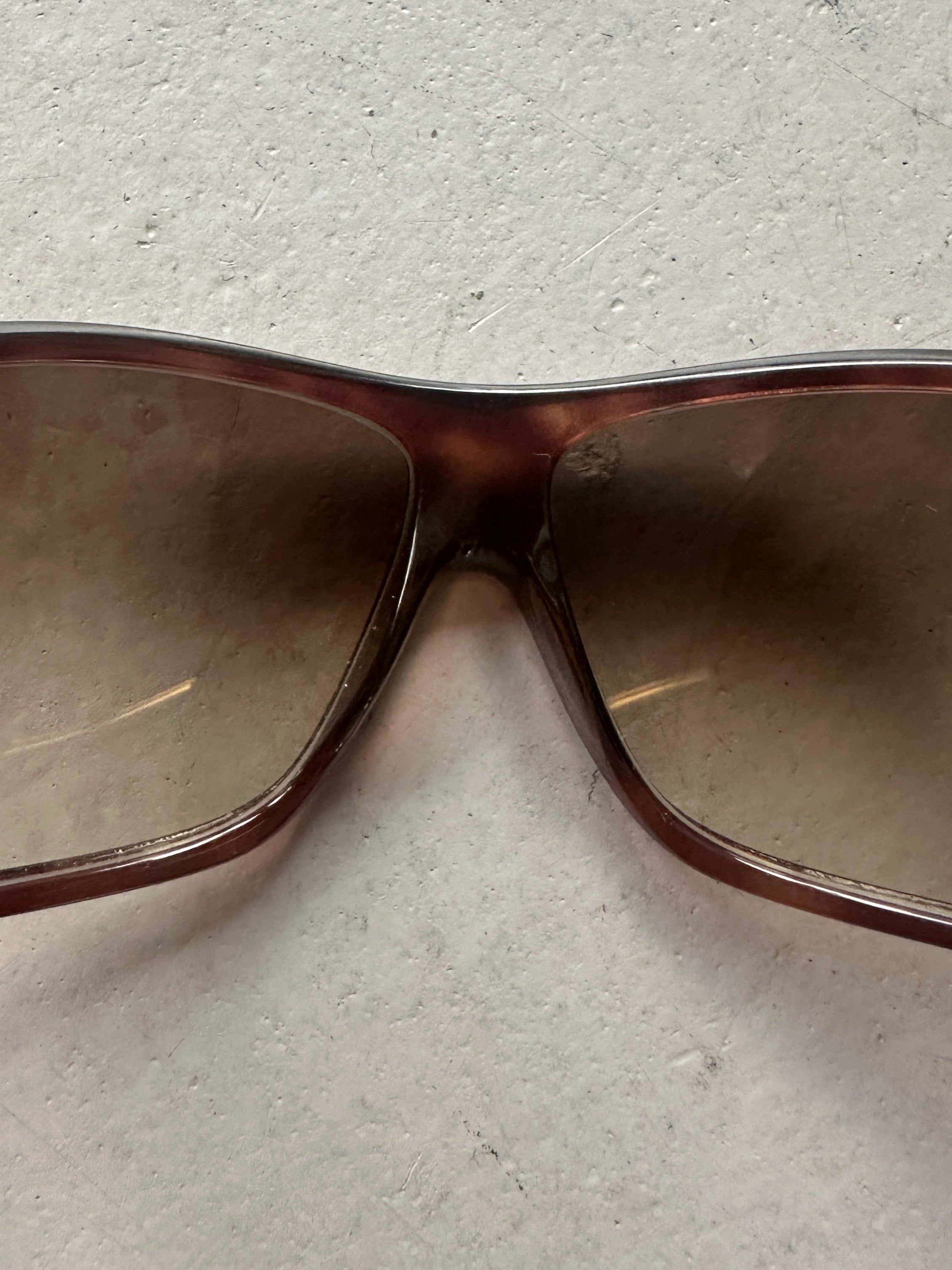 PRADA - 1990s OVERSIZED WRAP AROUND SUNGLASSES