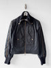 ICEBERG  - circa F/W 2003 STRAIGHT FIT JACKET WIT ZIP DETAILS AND KNIT INSERTS AT SLEEVE