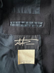 ANDREW MACKENZIE - F/W 2004 WOOL BOMBER JACKET WITH ZIP DETAILS