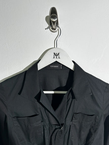 CIVIDINI - S/S 2003 FRONT STRAPS LONG SLEEVE SHIRT