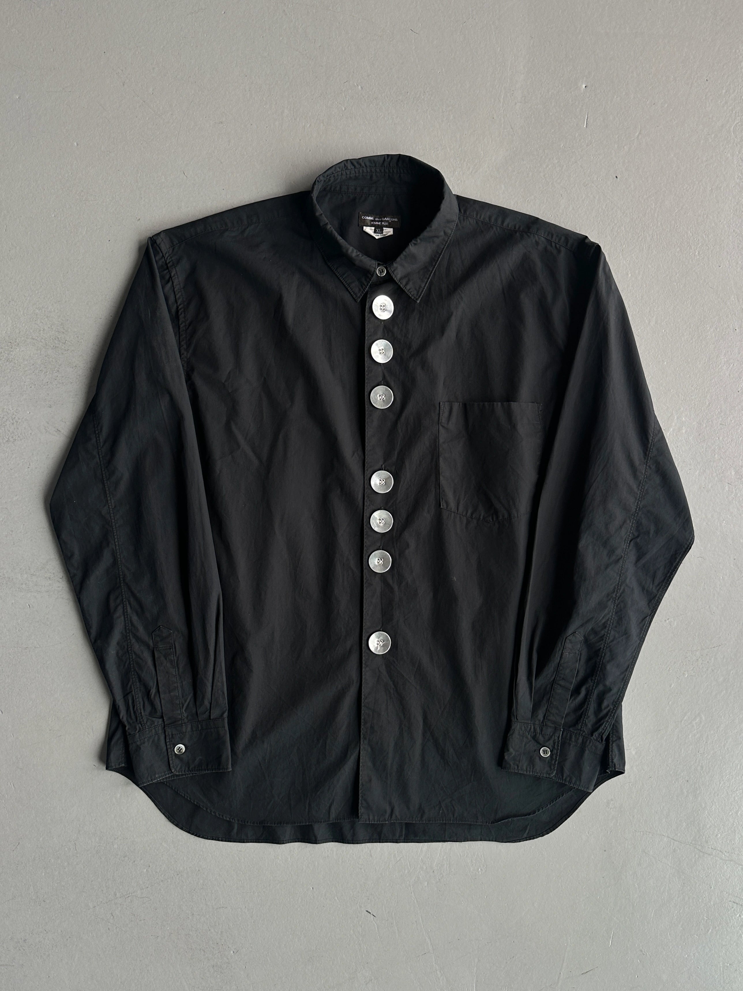 COMME DES GARÇONS HOMME PLUS - S/S 2021 OVERSIZED BUTTON LONG SLEEVE SHIRT