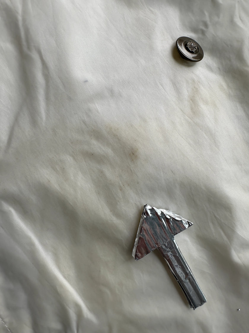 JEAN PAUL GAULTIER JPG  - 1980s SAFE SEX DOUBLE BREASTED NYLON JACKET