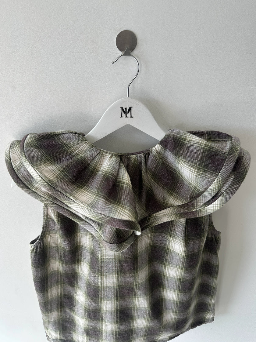 MARC JACOBS - S/S 2019 EXAGGERATED RUFFLED COLLAR TOP