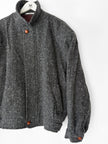 VALENTINO - 1980s BOXY FIT HERRINGBONE BOMBER JACKET