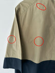 DRIES VAN NOTEN - 2010s COLOUR BLOCK BOXY FIT SHIRT
