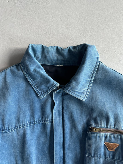 GIORGIO ARMANI - F/W 1982 DENIM BOMBER JACKET