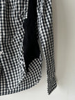 COMME DES GARÇONS HOMME - A/W 2008 RUCHED FRONT GINGHAM SHIRT