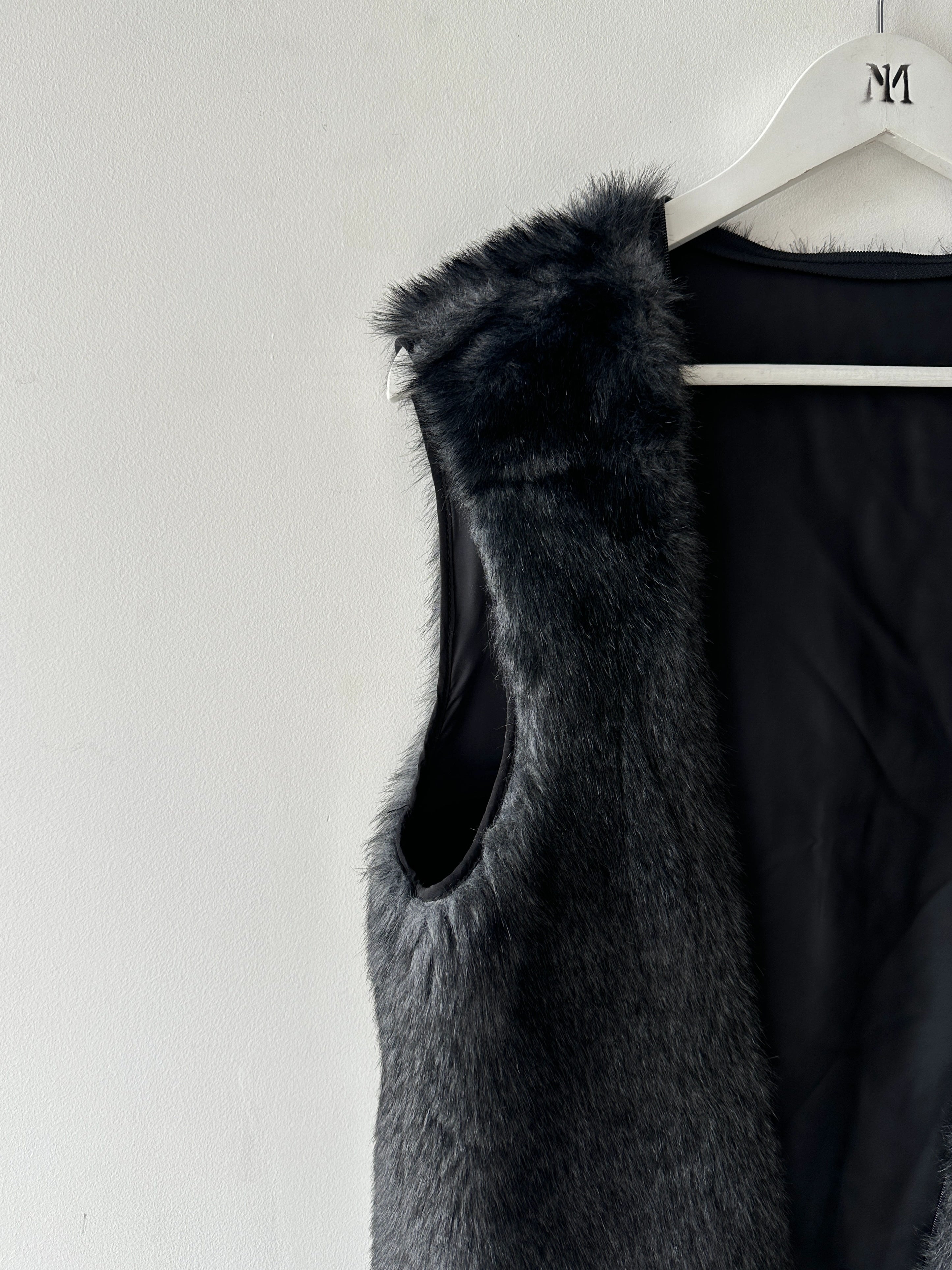 JEAN PAUL GAULTIER OBJET - 1990s PERFORATED LEATHER JACKET WITH ZIP OFF FUR LINING