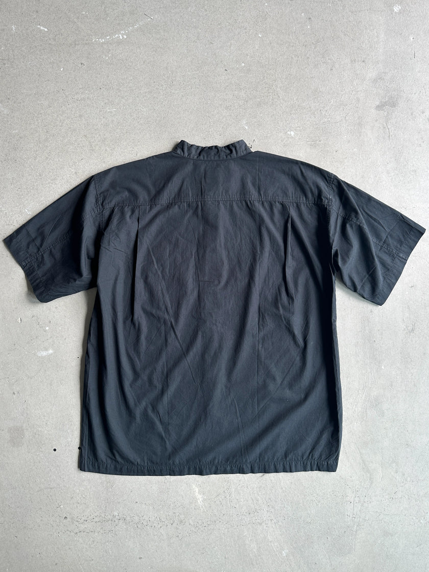 ISSEY MIYAKE - 2001 MANDARIN COLLAR HALF SLEEVE SHIRT