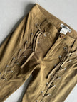 ISSEY MIYAKE - S/S 2004 LACED FRONT TROUSERS