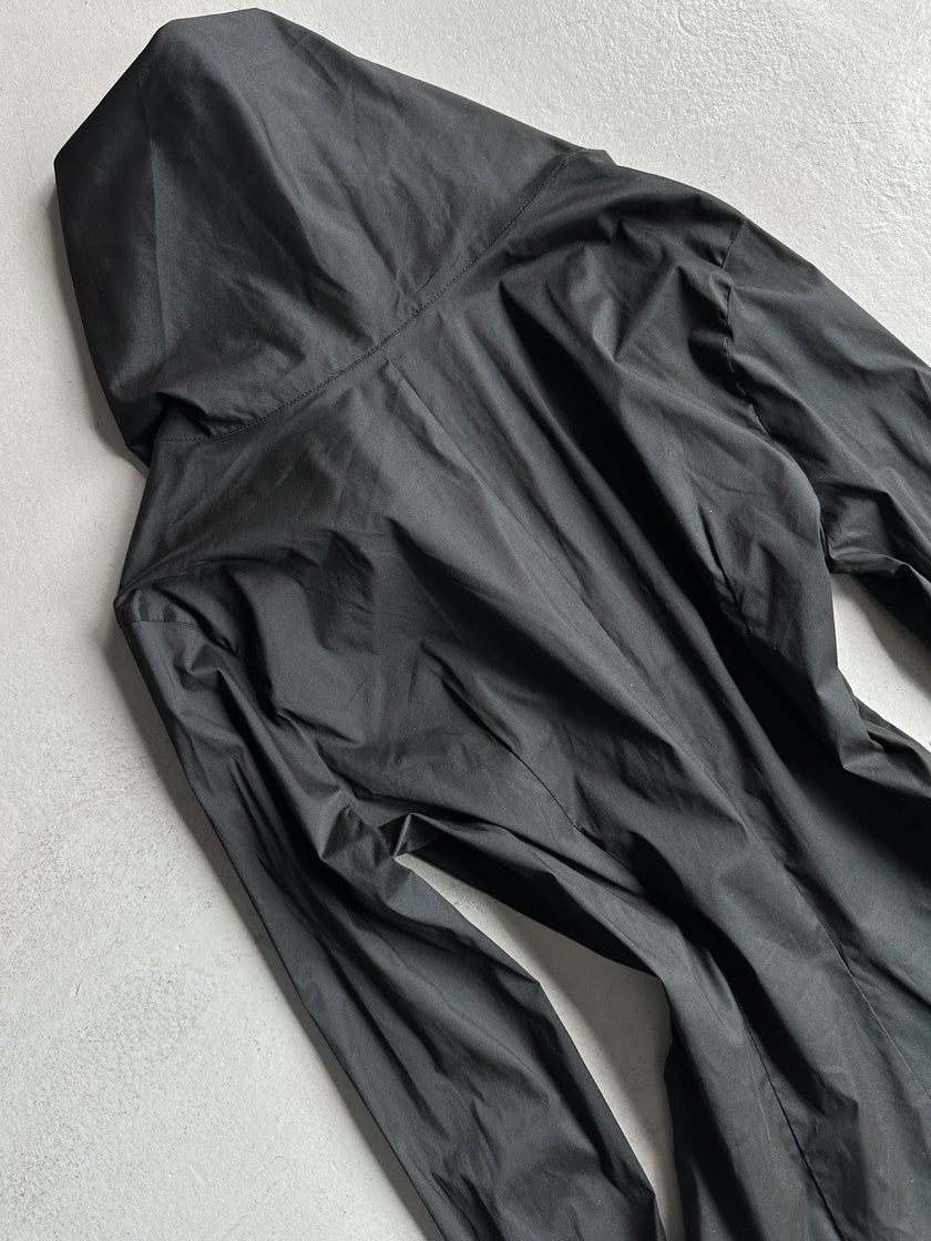 1990s EXTRA WIDE COLLAR BUTTONED BLOUSE