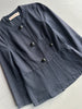 MARNI - 1990s COLLARLESS JACKET WITH PEPLUM HEM