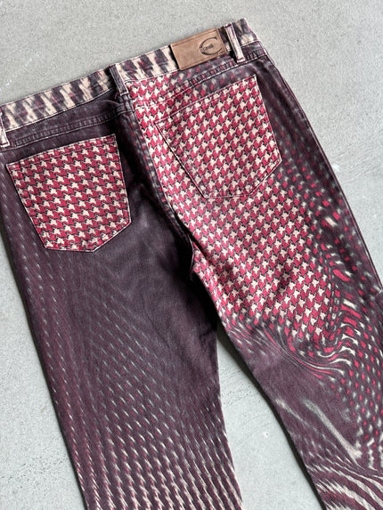 ROBERTO CAVALLI - 2001 STRAIGHT FIT PRINTED TROUSERS