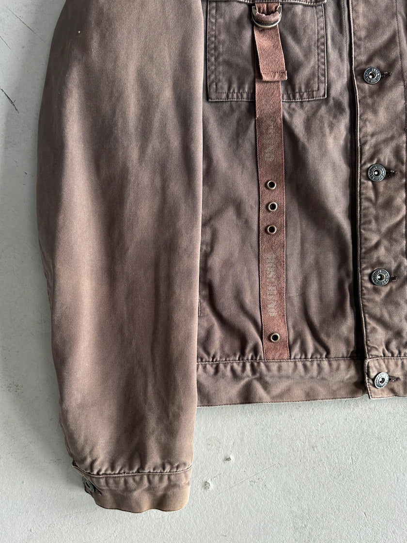 MOSCHINO - 1990s MULTI POCKET STRAIGHT FIT JACKET