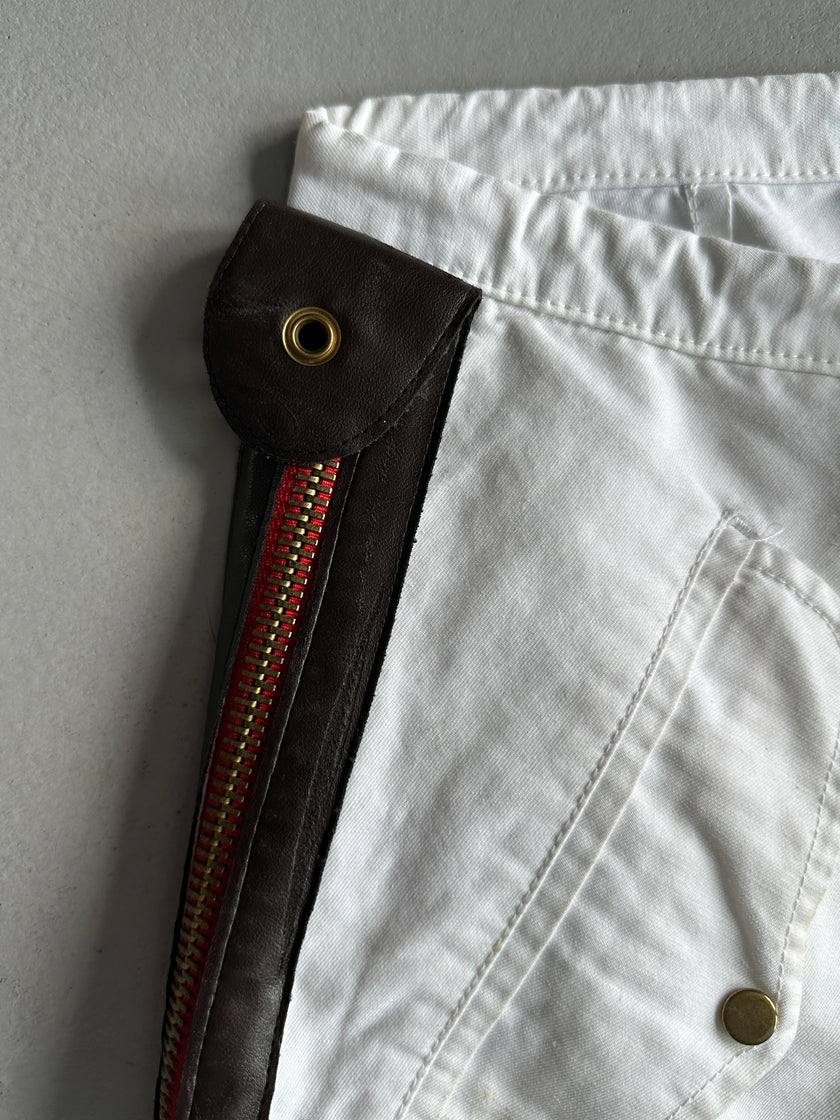 DSQUARED2 - S/S 2002 ZIPPED LEG CARGO TROUSERS