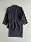 ISSEY MIYAKE IS X TSUMORI CHISATO - 1980s WOOL SUIT BLAZER AND MINI SKIRT