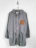 EMPORIO ARMANI - late 1990s MICRO CHECK HOODED PARKA