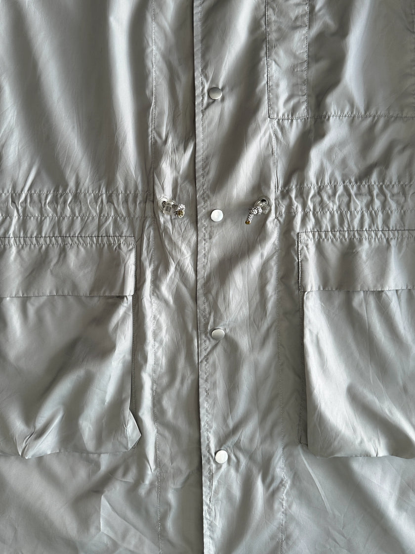 ISSEY MIYAKE WINDCOAT - 1980s FOLDABLE LONG WINDBREAKER JACKET