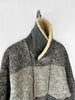 ICEBERG BY J.C. DE CASTELBAJAC - 1980s WOOL BOMBER JACKET WITH SHEARLING COLLAR