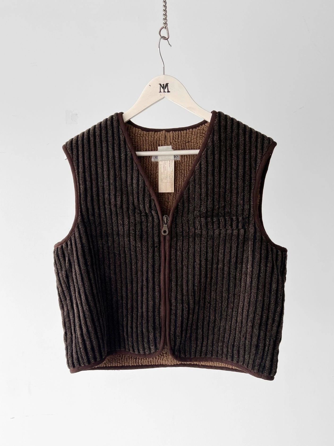 EMPORIO ARMANI – 1980s PADDED ZIP VEST