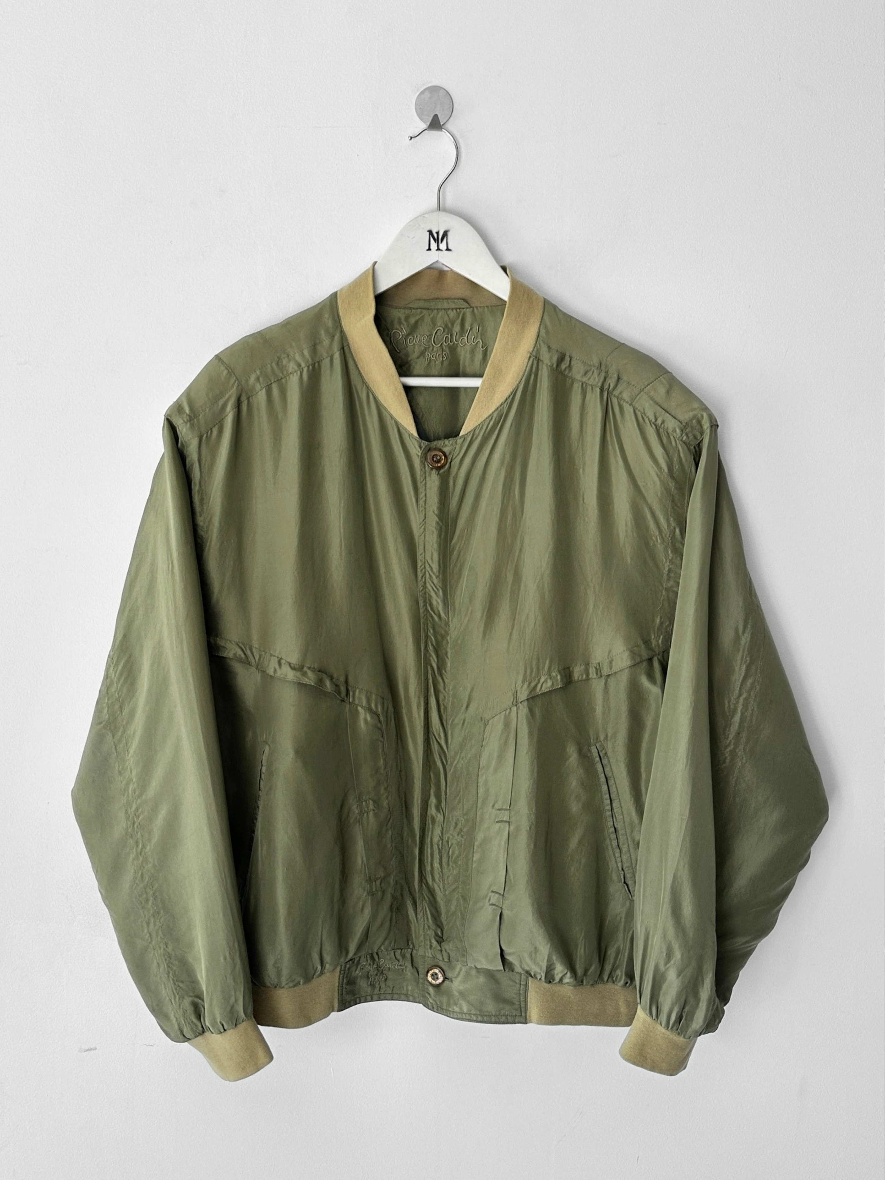 PIERRE CARDIN - 1990s SILK BOMBER JACKET