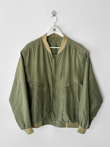 PIERRE CARDIN - 1990s SILK BOMBER JACKET