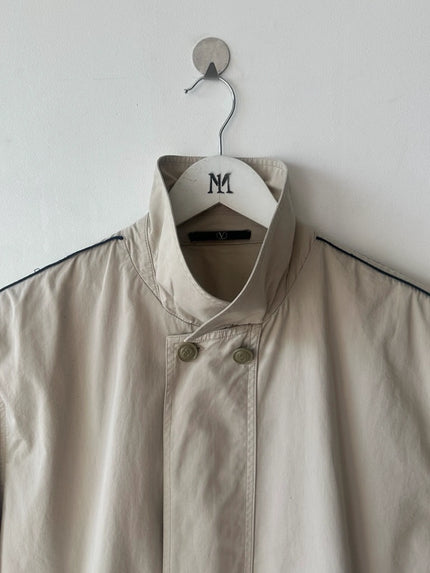 VALENTINO - late 1980s CROP FIT LIGHT BOMBER JACKET