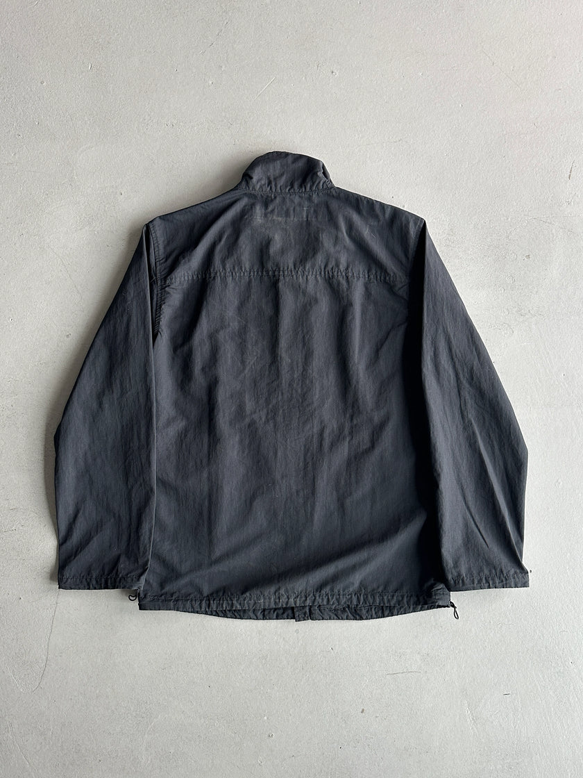 MARITHÉ + FRANÇOIS GIRBAUD - 1990s LIGHTWEIGHT ZIP UP JACKET WITH VELCRO TAB AT COLLAR