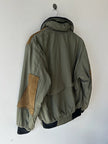 C.P. COMPANY - A/W 1983 LEATHER AND JAPANESE NYLON FIELD BOMBER JACKET