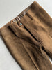 2000s FLARED LEG SUEDE TROUSERS
