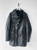 ANDREW MACKENZIE - F/W 2008 WAXED PVC LONG JACKET WITH ZIP DETAILS