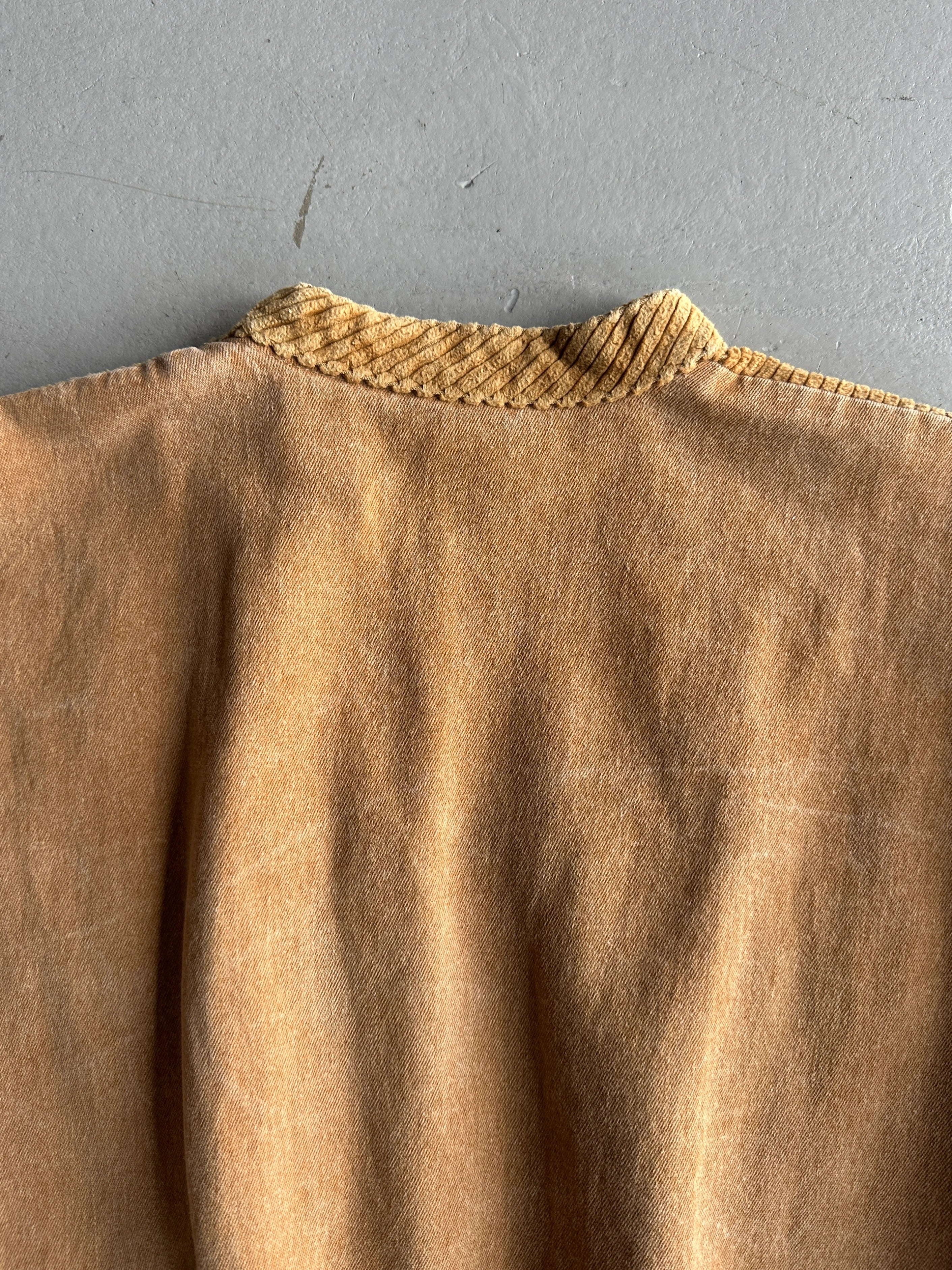 FRENCH LABEL 1990s BOXY FIT JUMPER WITH CORDUROY DETAILS