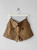 DSQUARED2 - S/S 2014 PANELED CARGO SHORTS WITH OVERSIZED BUTTON DETAILS