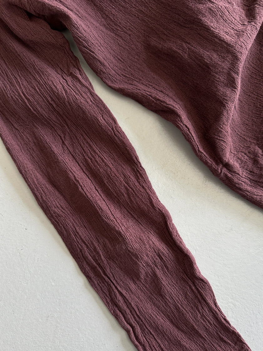 ISSEY MIYAKE ME - S/S 2004 RUCHED FRONT LONG SLEEVE TOP