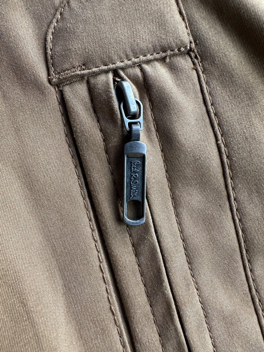 PAUL SMITH - 1990s FUNNEL NECK LIGHT BOMBER JACKET