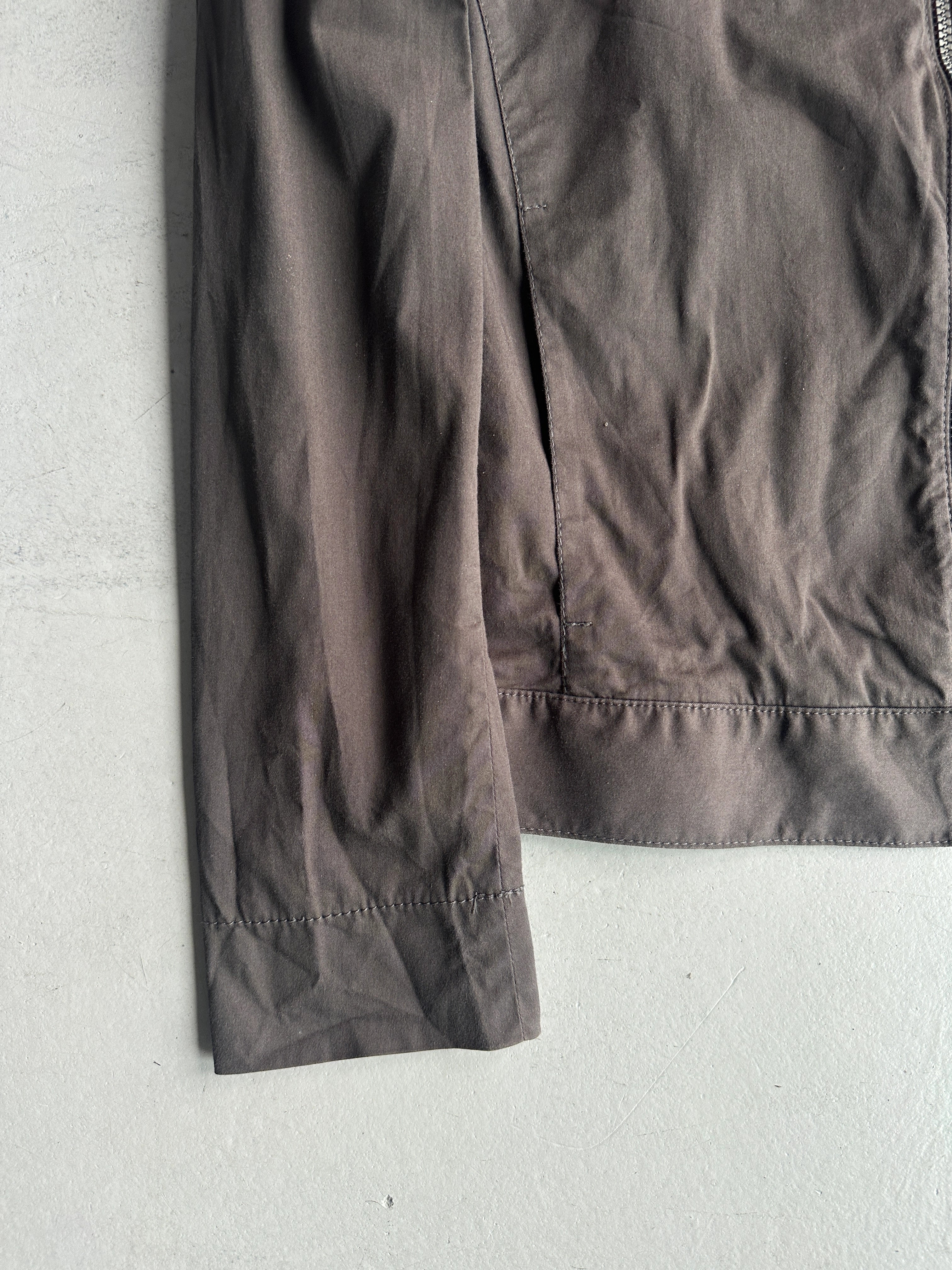 BIKKEMBERGS - 2000s LIGHT JACKET WITH LEATHER PANEL AT FRONT