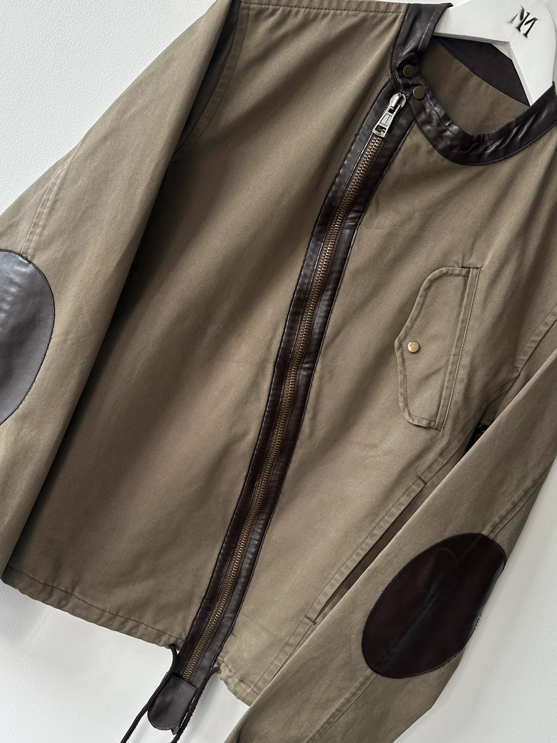 DSQUARED2 - S/S 2002 ASYMMETRIC ZIP JACKET WITH DRAWSTRING HEM