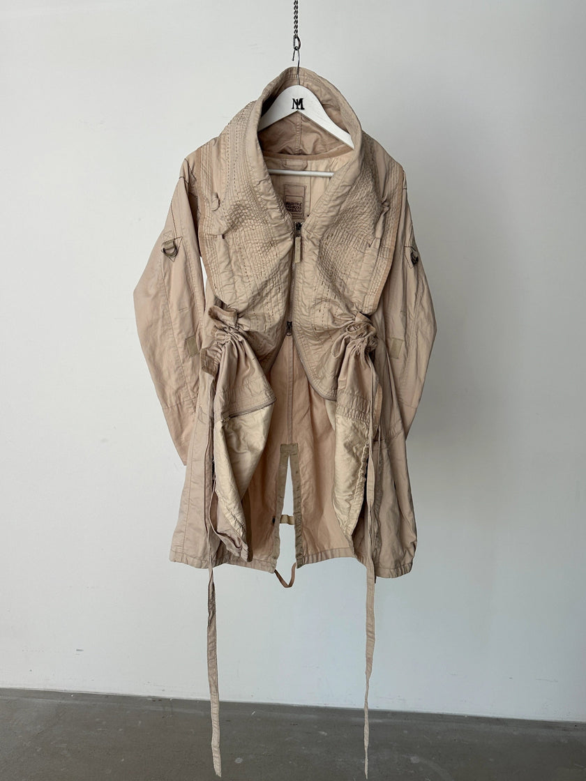 MARITHÉ + FRANÇOIS GIRBAUD - F/W 2008 RUCHED FRONT ADJUSTABLE JACKET