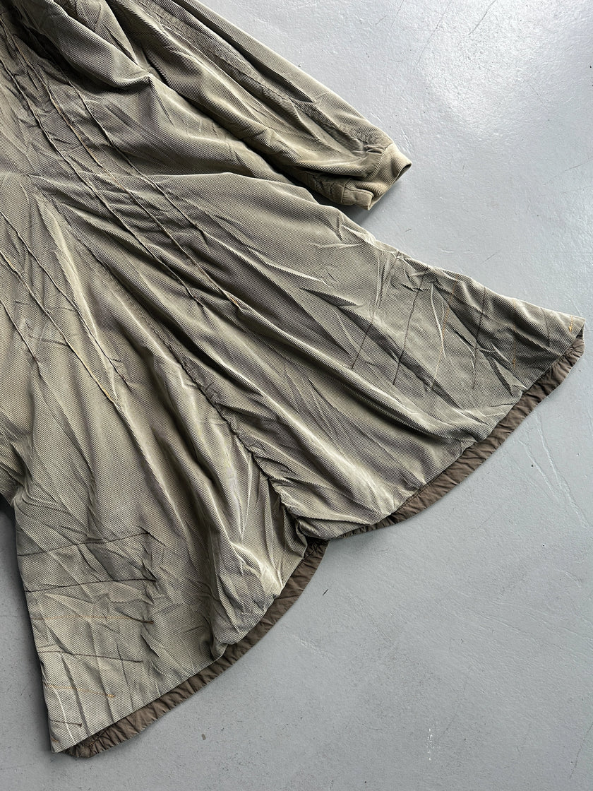 MARITHÉ + FRANÇOIS GIRBAUD - F/W 2003 LONG JACKET WITH FISHTAIL HEM