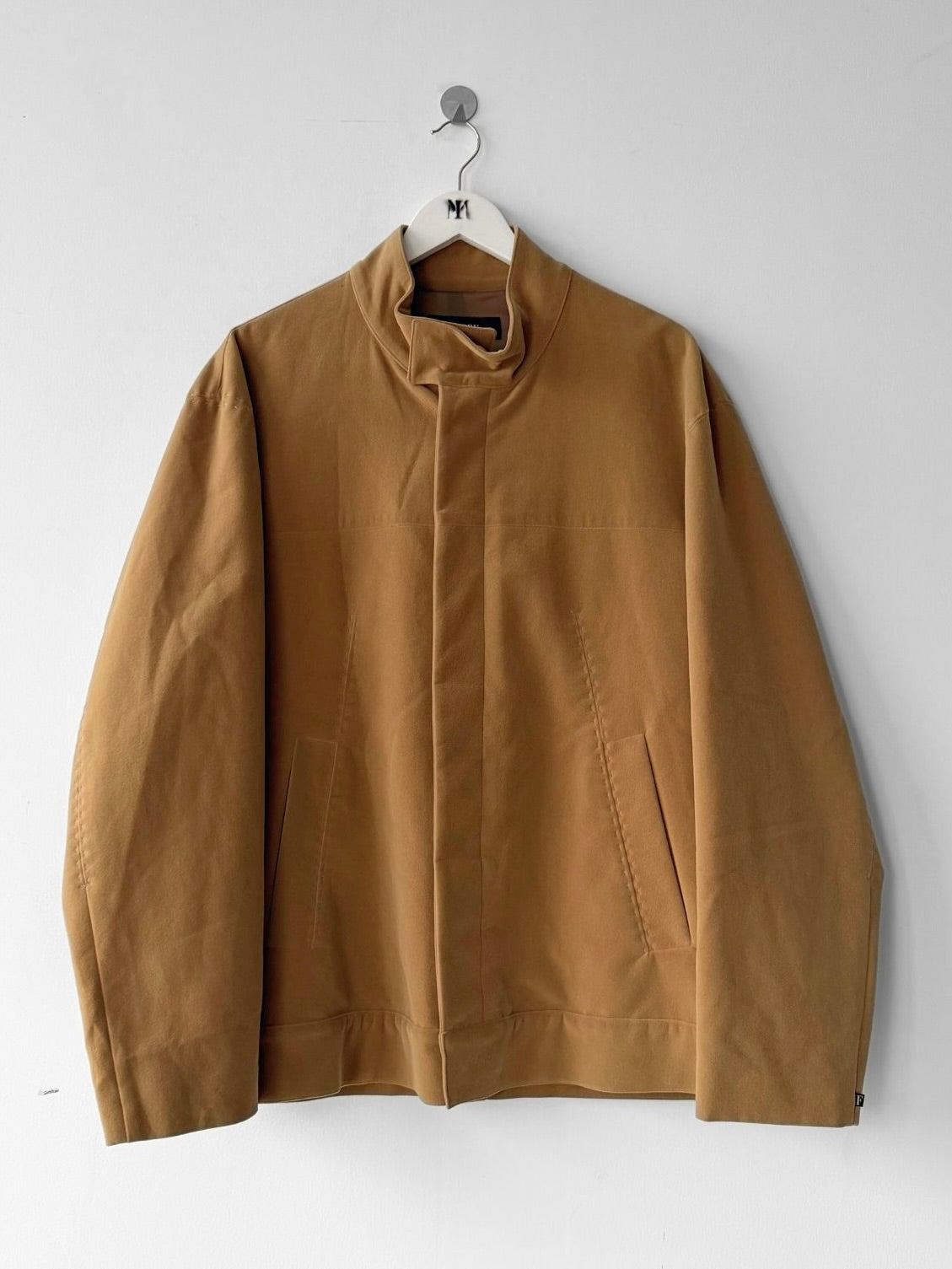 GIANFRANCO FERRÉ - 1990s STAND COLLAR STRAIGHT FIT JACKET WITH STITCHING DETAILS