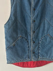 ARMANI JEANS - 1990s DENIM VEST GILET JACKET