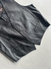 1980s LEATHER VEST GILET
