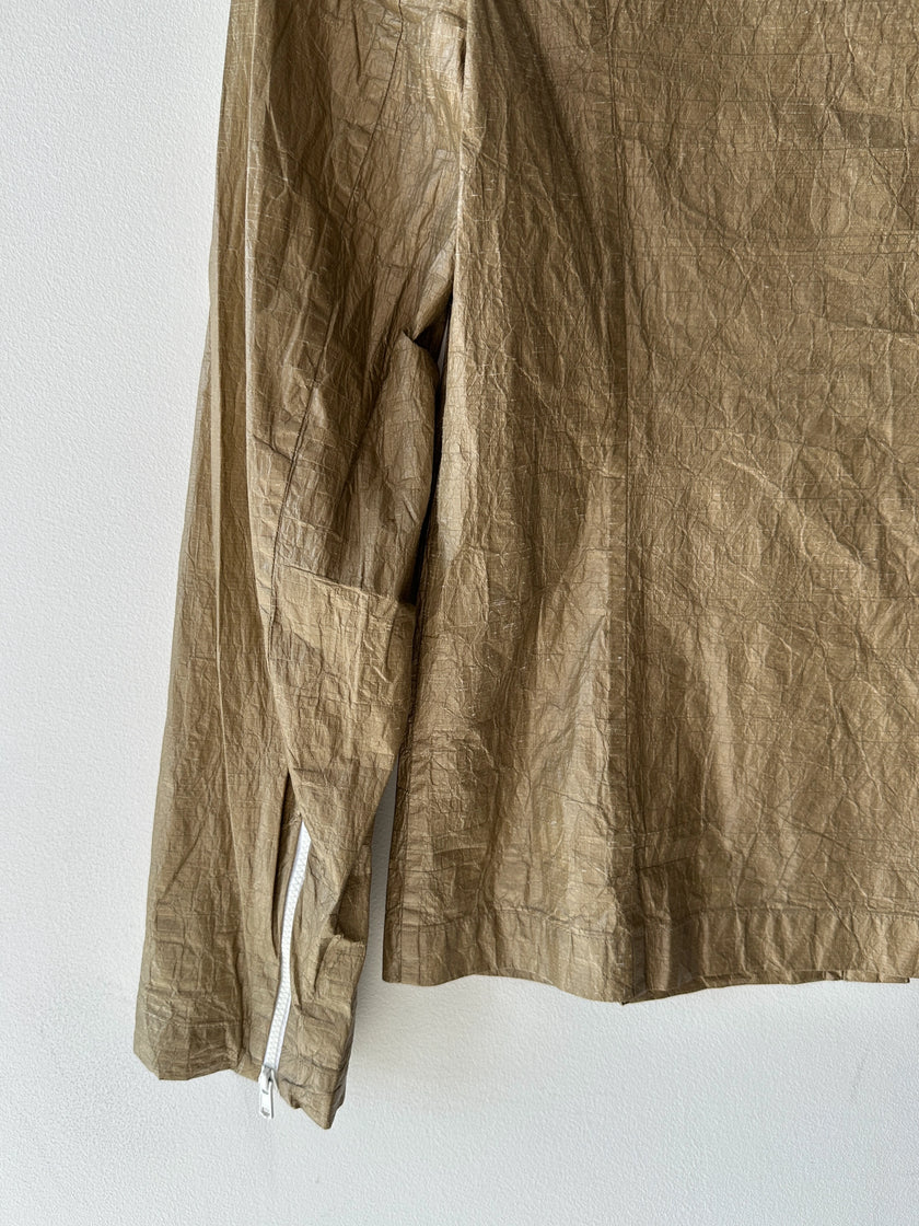 VIVIENNE TAM - S/S 1999 PAPER TEXTURE CRINKLED LIGHT JACKET