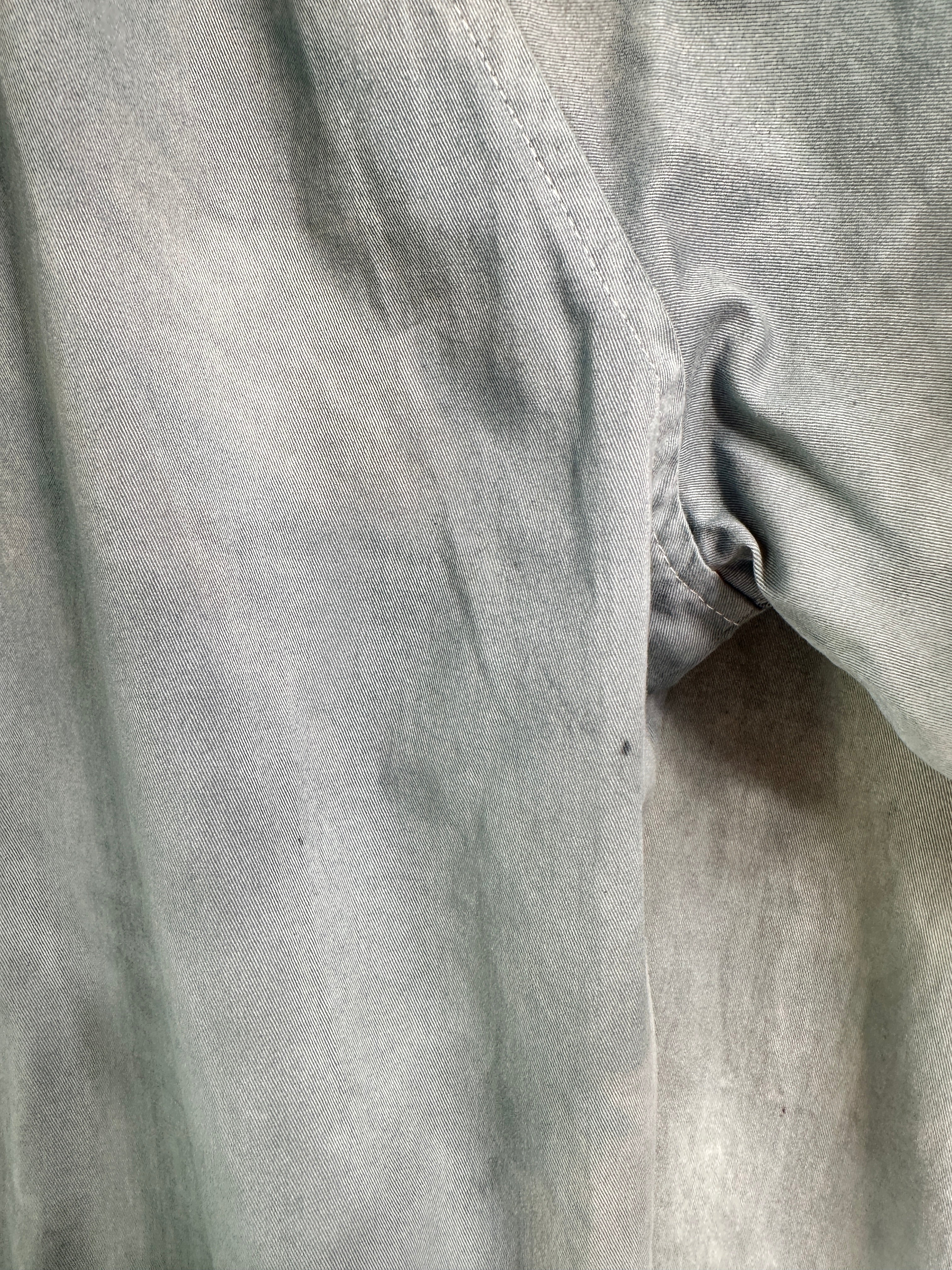 YOHJI YAMAMOTO Y'S - 1990s DYED BOMBER JACKET WITH SILK HEM AND BACK DETAIL