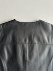 1990s LEATHER WAISTCOAT