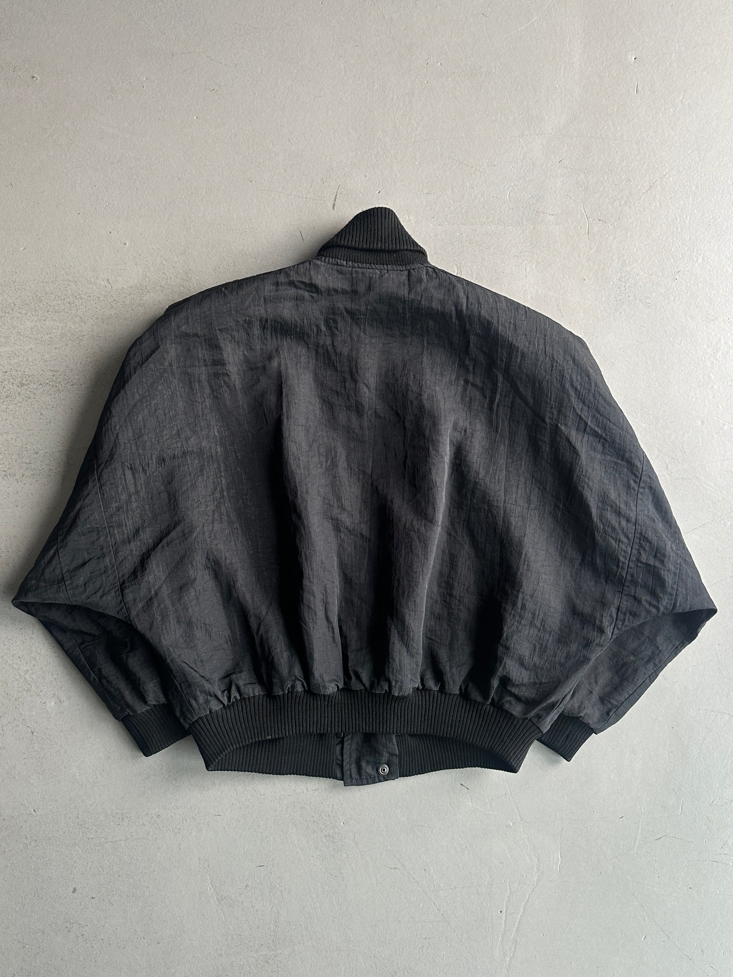 MICHIKO KOSHINO - 1990s BOXY FIT PADDED SHOULDERS NYLON JACKET