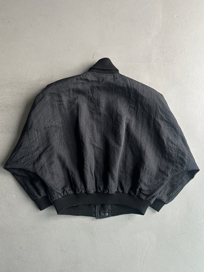 MICHIKO KOSHINO - 1990s BOXY FIT PADDED SHOULDERS NYLON JACKET