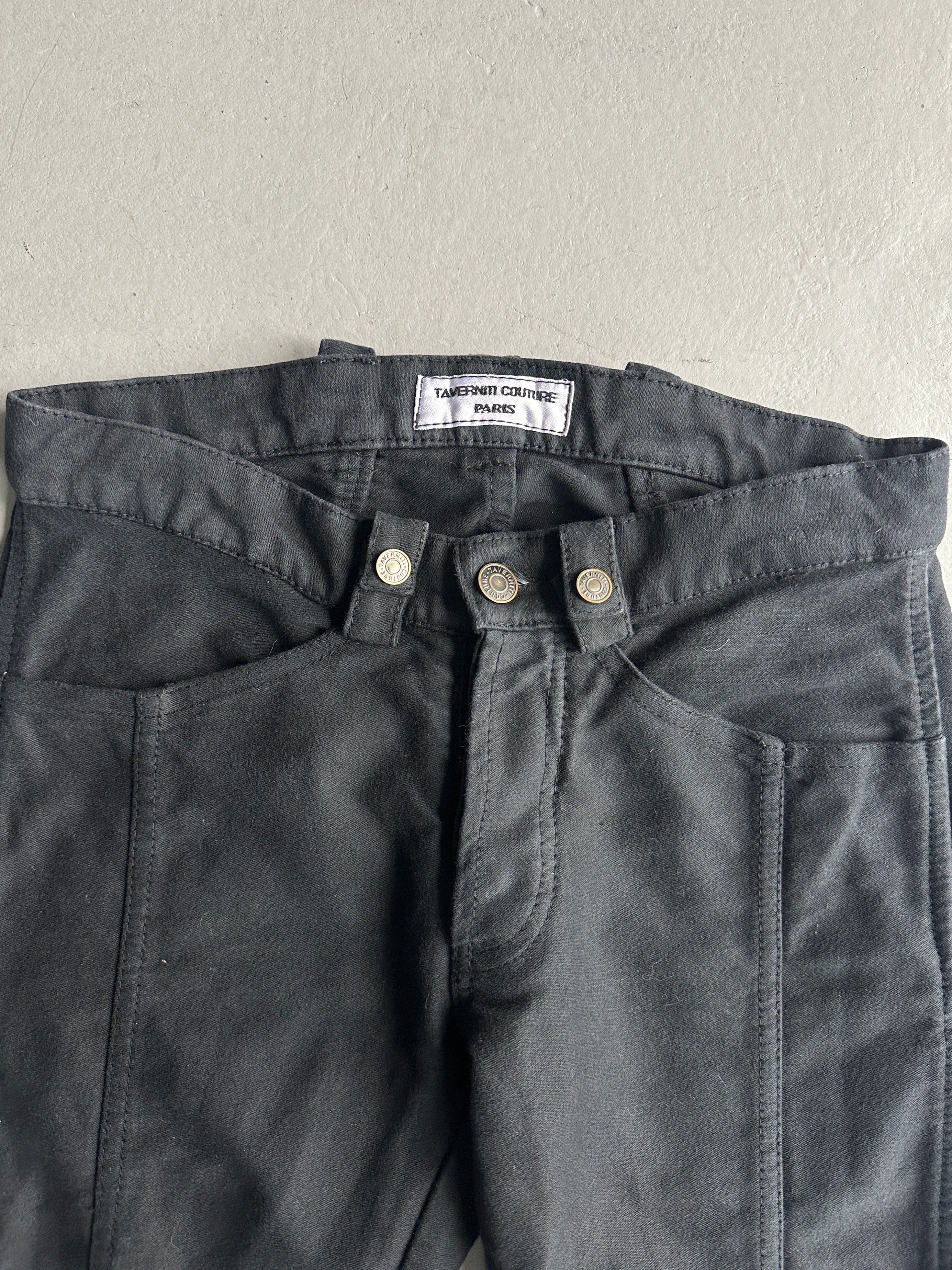 JIMMY TAVERNITI - late 1990s BONDAGE LOW WAIST TROUSERS