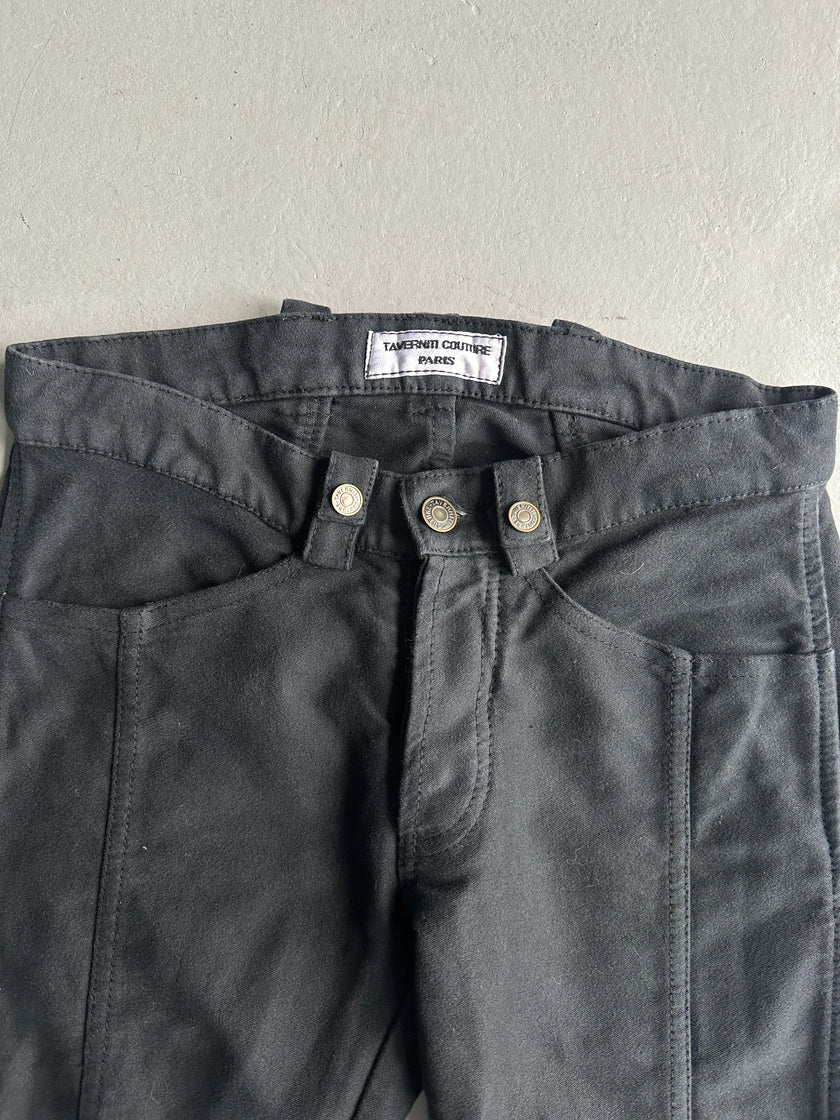 JIMMY TAVERNITI - late 1990s BONDAGE LOW WAIST TROUSERS