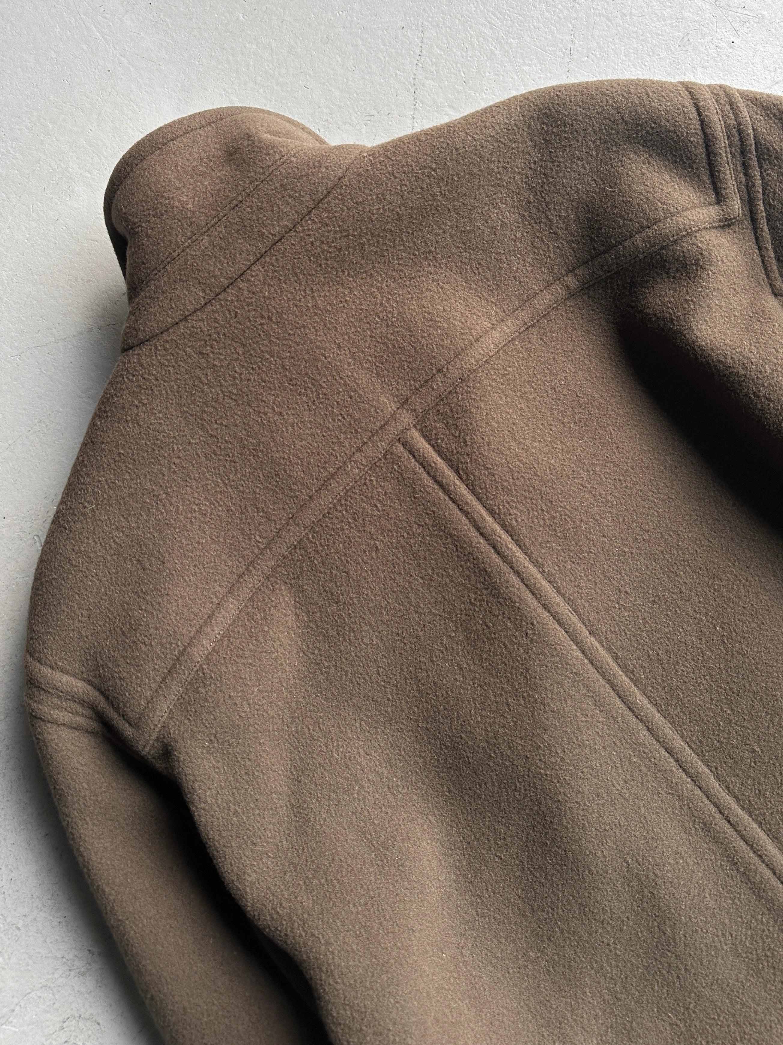 ISSEY MIYAKE MEN - F/W 1983 THREE WAYS COLLAR WOOL PEACOAT